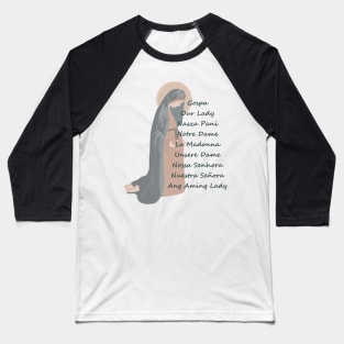 Our Lady of Guadalupe Baseball T-Shirt